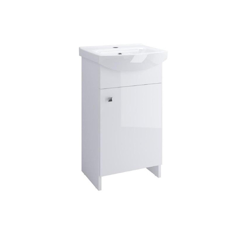 Kompaktowa Szafka Łazienkowa Sati z Umywalką Cersania 40 - Elegancja i Funkcjonalność