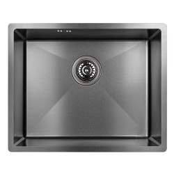 Stylowy Zlewozmywak Marmara 1-komorowy Gładki Grafit - Elegancja i Trwałość na Lata!