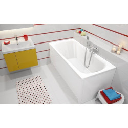 Elegancka Wanna Prostokątna Cersanit NAO 160x70 cm - Komfort i Styl w Twojej Łazience