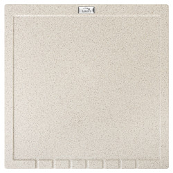 Laveo Halvo multifunkcyjny ociekacz granitowy wymiary: 350x350 mm wykończenie: beż beż