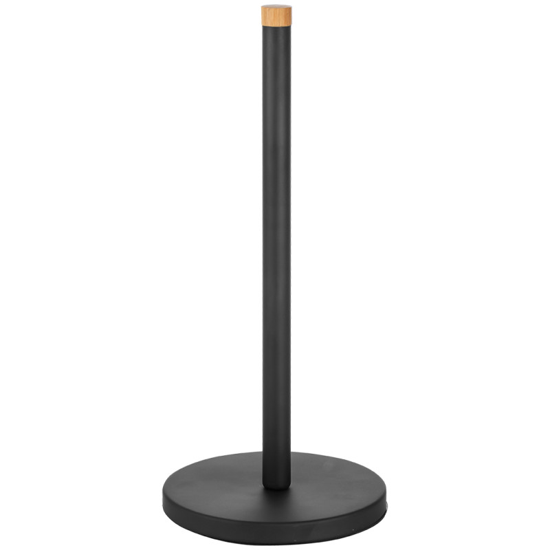 Stylowy Stojak na Ręcznik Oslo - Stalowa Elegancja w Czerni i Brązie