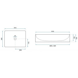 Stylowa Umywalka INGA Nablatowa - Elegancja i Nowoczesność w Twojej Łazience!
