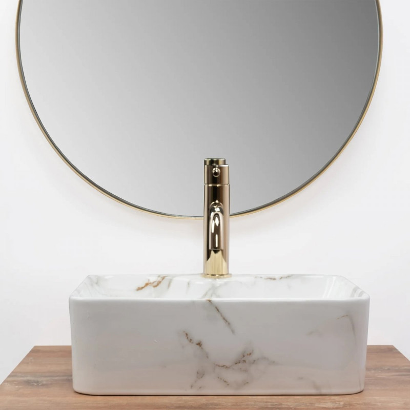 Kompaktowa Umywalka Kelly Mini Blask - Elegancja na Twoim Blacie