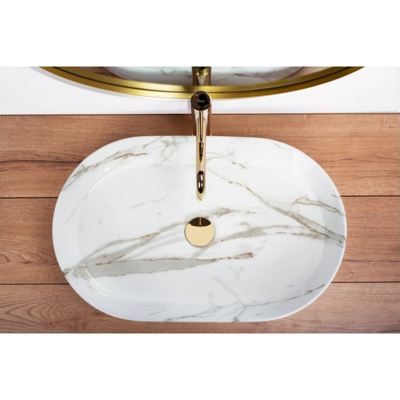 Stylowa Umywalka NABLATOWA NADIA 60 Shiny - Elegancja i Nowoczesność