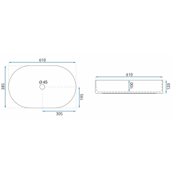 Umywalka Łazienkowa NADIA 60 Black Matt - Elegancja w Czystej Formie!
