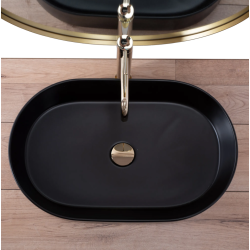 Umywalka Łazienkowa NADIA 60 Black Matt - Elegancja w Czystej Formie!