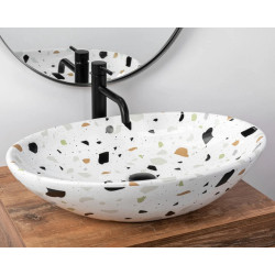 Nowoczesna umywalka Terrazo Olga - Elegancja na Twoim blacie!