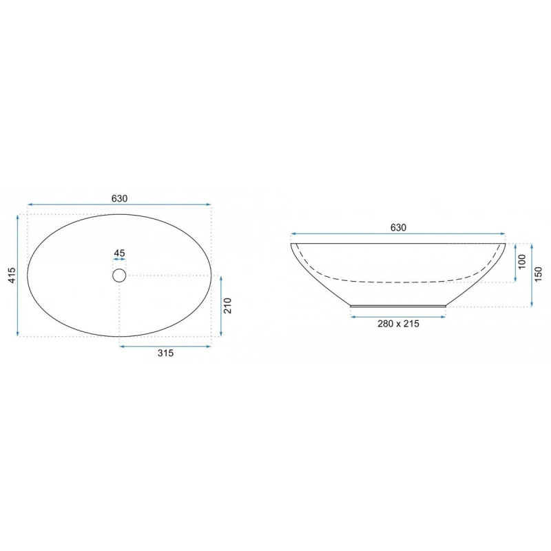 Nowoczesna umywalka Terrazo Olga - Elegancja na Twoim blacie!
