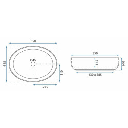 Luksusowa Umywalka QUEEN - Elegancja na Twoim Blacie