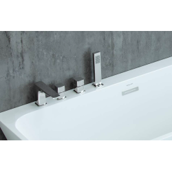 Luksusowa Wanna Wolnostojąca LILA 160 z Elegancką Baterią KERIA - Twoje Spa w Domu!