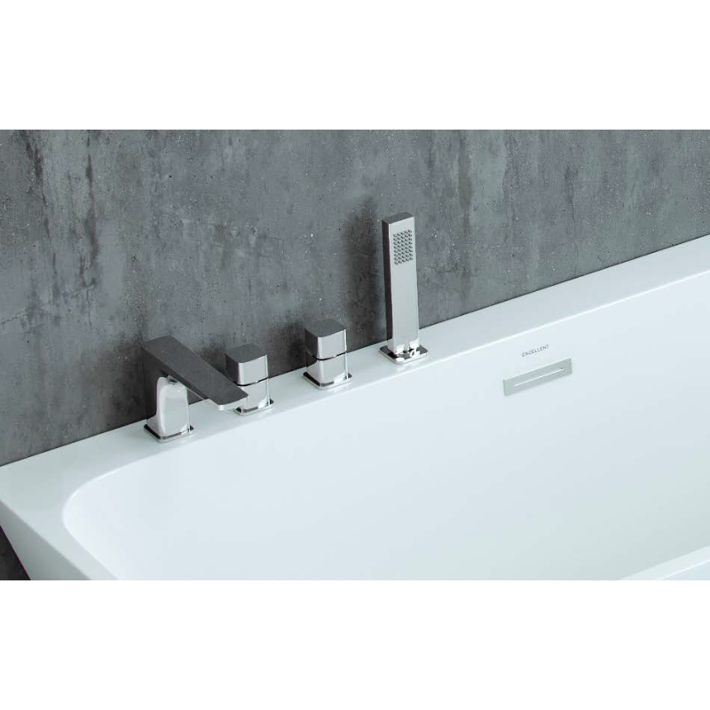 Luksusowa Wanna Wolnostojąca LILA 160 z Elegancką Baterią KERIA - Twoje Spa w Domu!