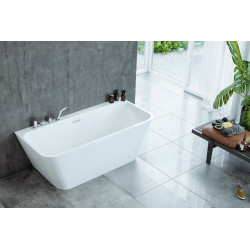 Ekskluzywna Wanna Wolnostojąca LILA 160 cm z Baterią OXALIA - Komfort i Styl w Twojej Łazience