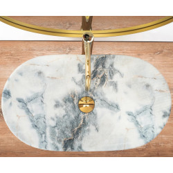 Ekskluzywna Umywalka Granitowa NABLATOWA Royal Matt - Nowoczesny Styl