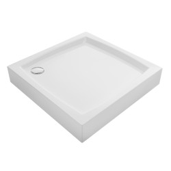 Kwadratowy Brodzik Desna 80x80 cm z Regulacją – Stylowe i Komfortowe Rozwiązanie do Łazienki