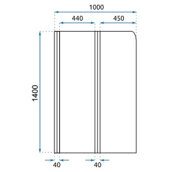 Elegancki Parawan Wannowy Agat Chrom 100 - Styl i Ochrona w Twojej Łazience!