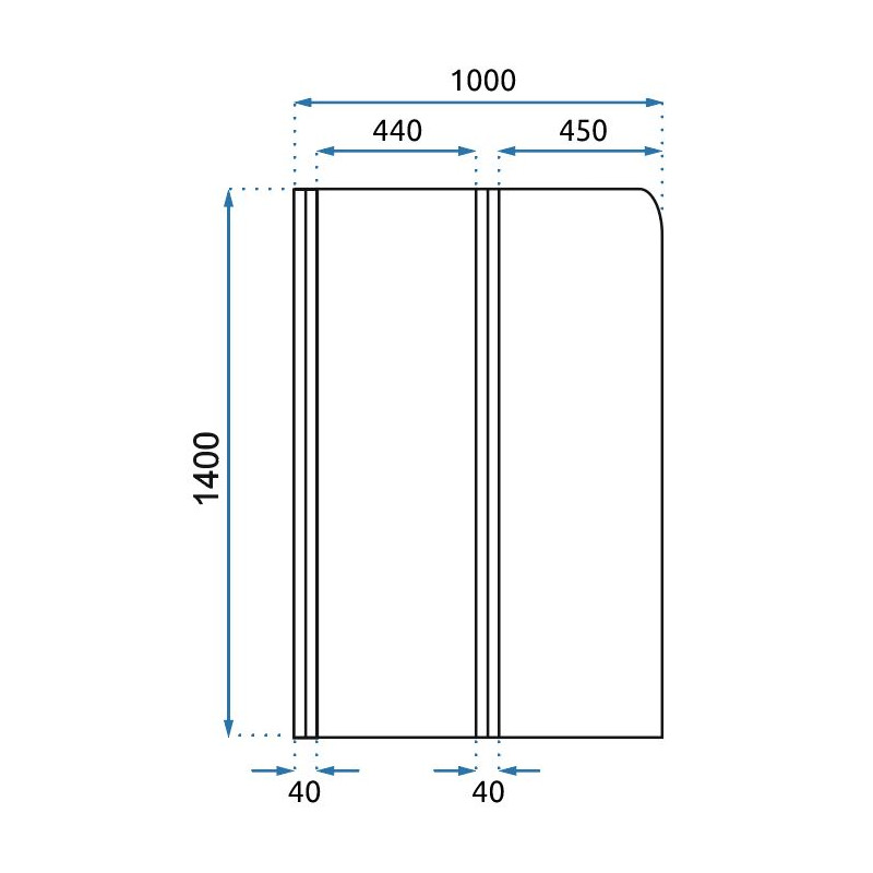 Elegancki Parawan Wannowy Agat Chrom 100 - Styl i Ochrona w Twojej Łazience!