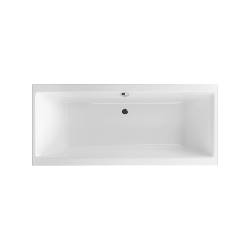 Pryzmat wanna prostokątna 150x75 cm biały połysk