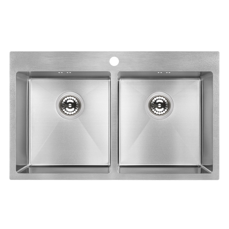 Stylowy Zlewozmywak Marmara Inox 2-Komorowy - 15 Lat Gwarancji Niezawodności i Odporności