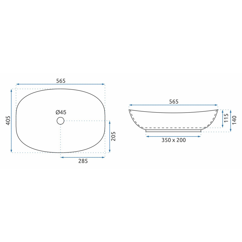 Elegancka Umywalka Nablatowa TANGO - Doskonałość Twojej Łazienki!