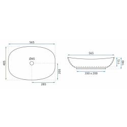 Elegancka Umywalka Nablatowa TANGO - Doskonałość Twojej Łazienki!