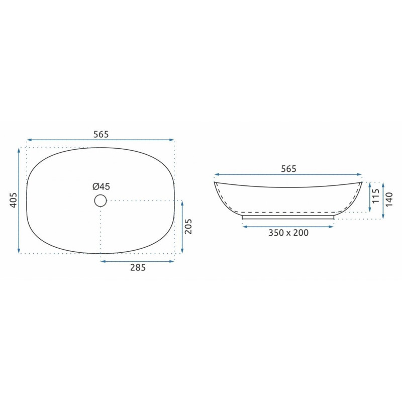 Elegancka Umywalka Nablatowa TANGO - Doskonałość Twojej Łazienki!