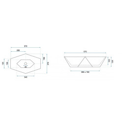 Ekskluzywna Umywalka Vegas z Marmuru w Wykończeniu Wysoki Połysk