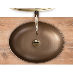 Ekskluzywna Umywalka Nablatowa Villa w Odcieniu Starego Złota