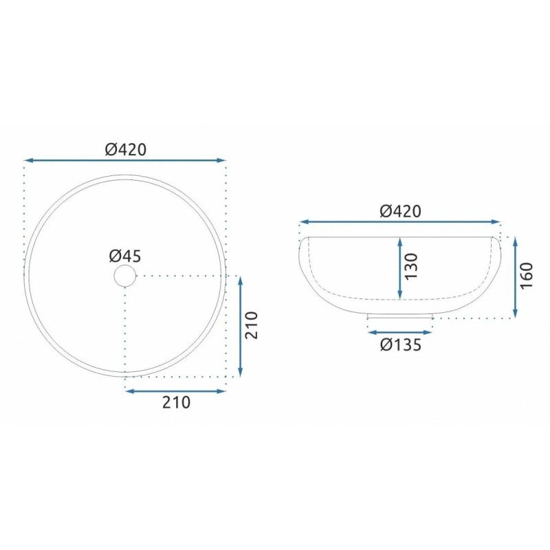 Stylowa Umywalka Ice Black Nablatowa - Elegancja w Twojej Łazience