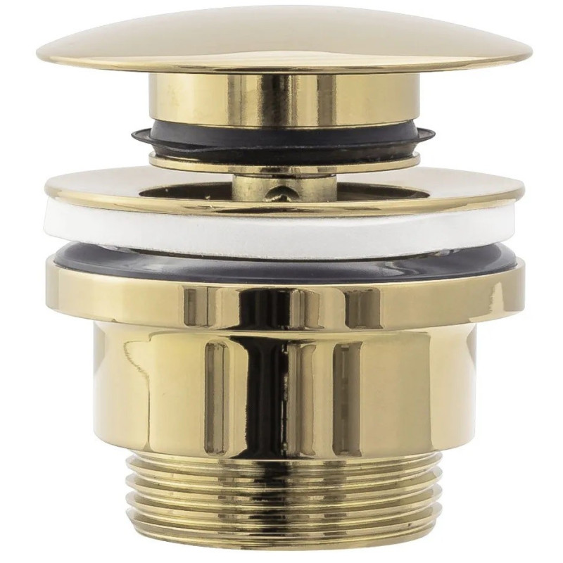 Złoty Korek Uniwersalny Klik-Klak - Stylowy Detal w Każdej Łazience!