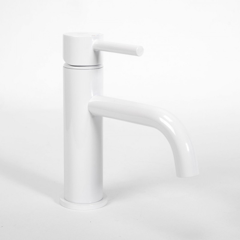 WYSZUKANA BATERIA LUNGO NISKA - BIAŁE WYKOŃCZENIE, STYLOWY WYBÓR DLA NOWOCZESNEJ ŁAZIENKI