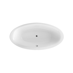 Excellent Lumina wanna owalna 190x95 cm  biały połysk