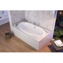 Excellent Lumina wanna owalna 190x95 cm  biały połysk