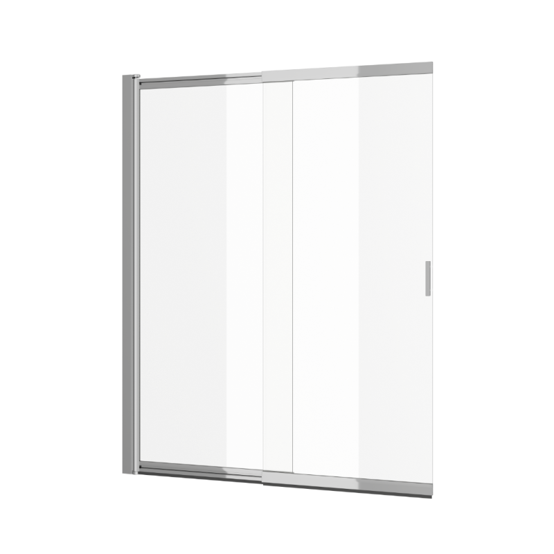 Liner parawan nawannowy 110x140 cm rozsuwany 2-częściowy lewy / prawy, chrom