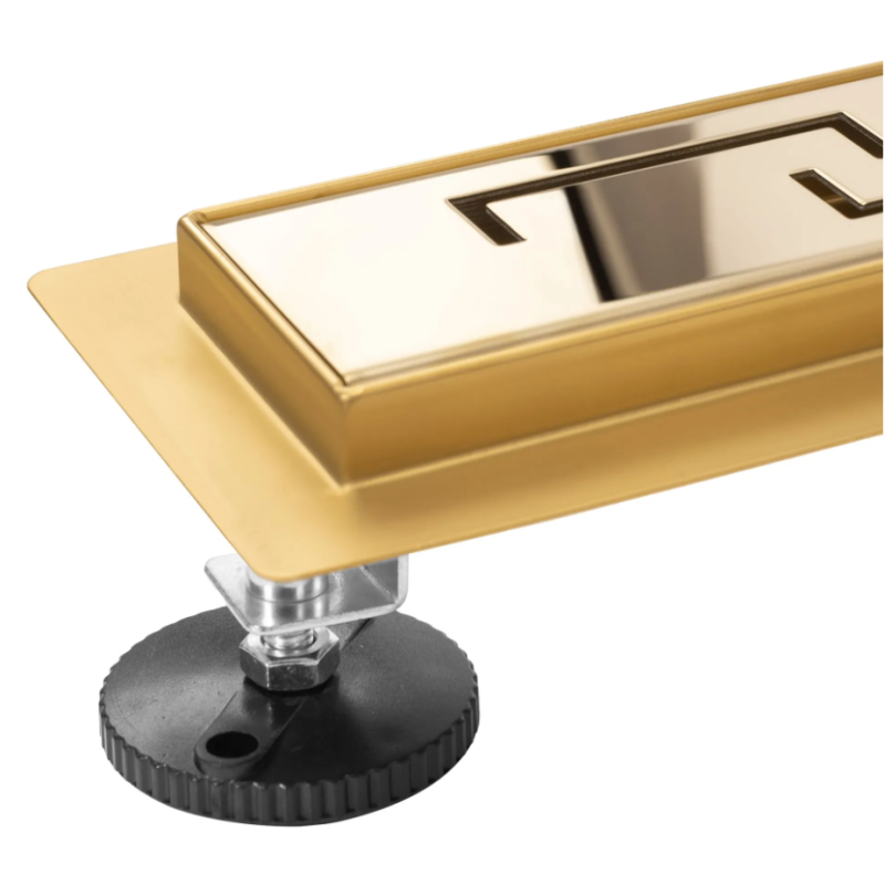 Ekskluzywny Odpływ Prysznicowy GREEK PRO w Złotym Połysku - 70 cm