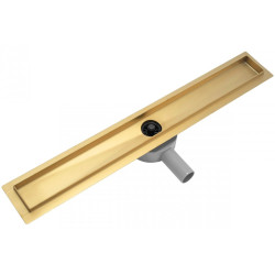 Ekskluzywny Odpływ Liniowy Greek Pro 60 cm w Złotym Połysku - Styl i Elegancja w Twojej Łazience