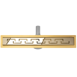 Ekskluzywny Odpływ Prysznicowy GREEK PRO w Złotym Połysku - 70 cm