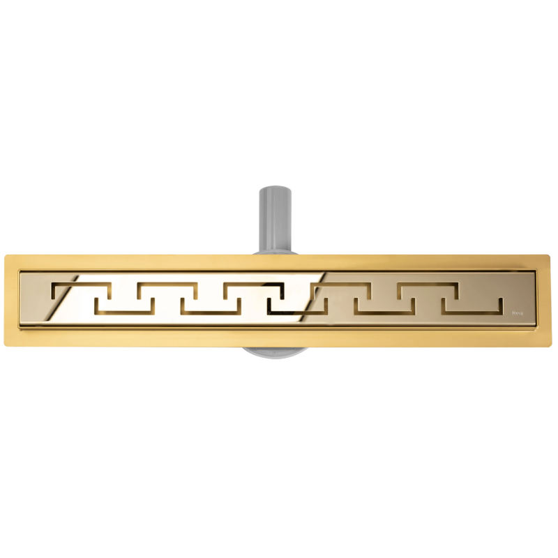 Ekskluzywny Odpływ Prysznicowy GREEK PRO w Złotym Połysku - 70 cm