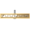 Ekskluzywny Odpływ Prysznicowy GREEK PRO w Złotym Połysku - 70 cm