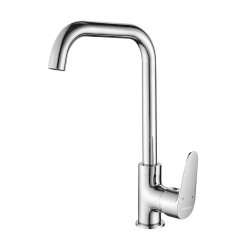 Elegancka Bateria Sagra z Ruchomą Wylewką L - Chromowany Styl dla Twojej Kuchni