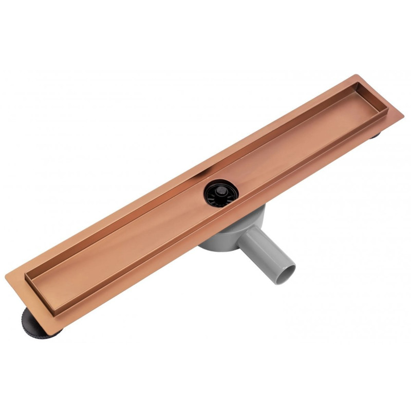 Elegancki Odpływ Neo & Pure Pro - Miedź Szczotkowana 70 cm