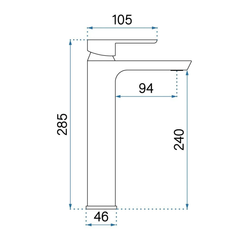 Nowoczesna Wysoka Bateria Umywalkowa ARGUS Chrom - Styl i Funkcjonalność w Twojej Łazience