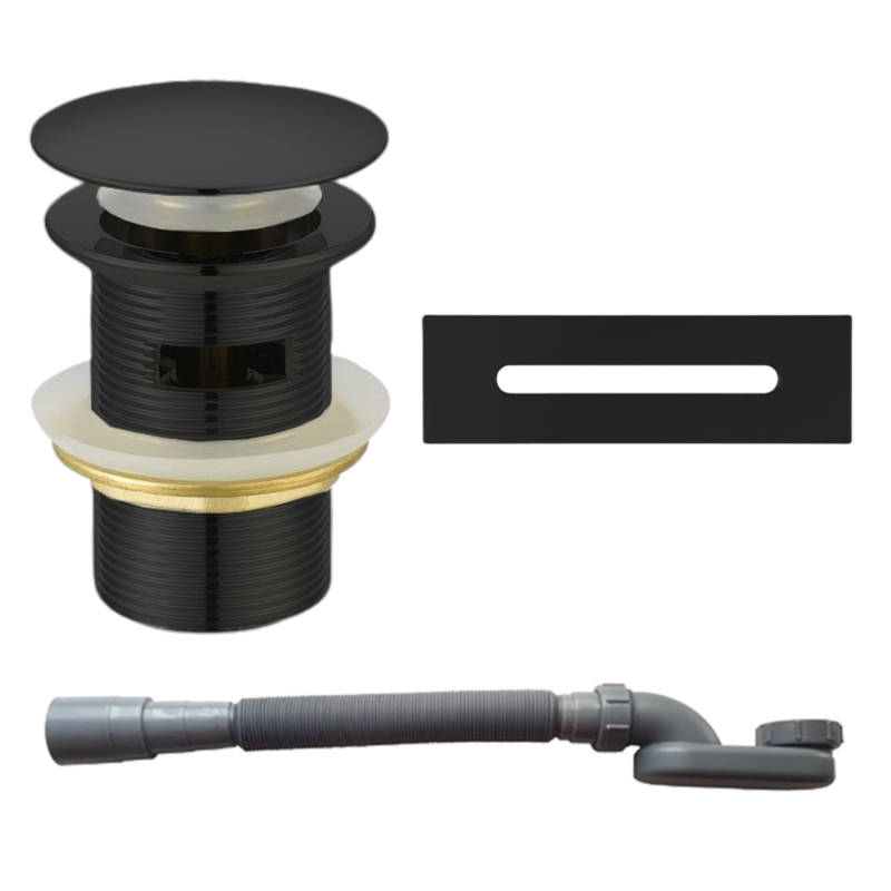 Ekskluzywna WANNA GLAMOUR 170cm wolnostojąca, ryflowana, czarny syfon, przyścienna prawa