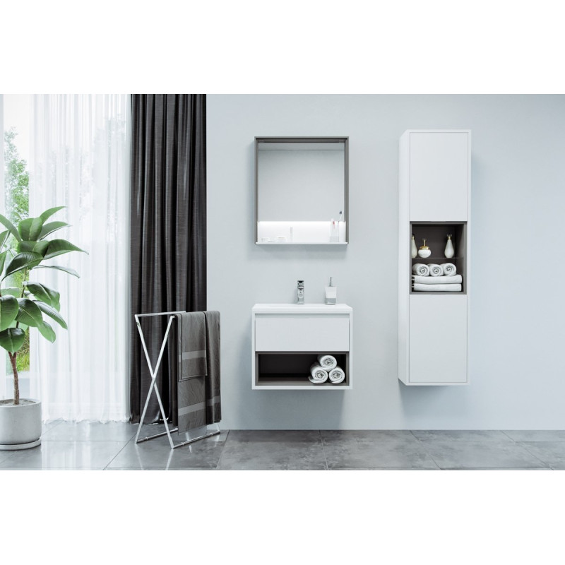 Słupek TUTO Chic: Nowoczesna Elegancja w Białym Betonie!