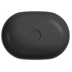 Stylowa Umywalka Nablatowa MODUO 50 Owalna Antracyt - Elegancja i Funkcjonalność!