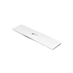 Excellent Zen półka wannowa prosta 75 cm akrylowa  przezroczysty