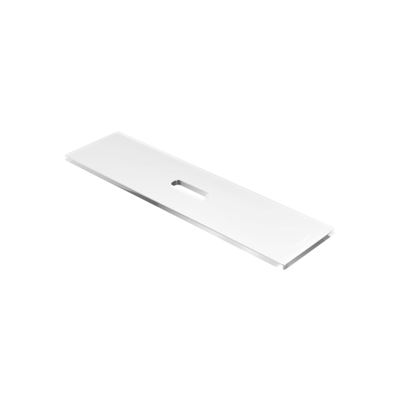 Zen półka wannowa prosta 75 cm akrylowa, przezroczysty