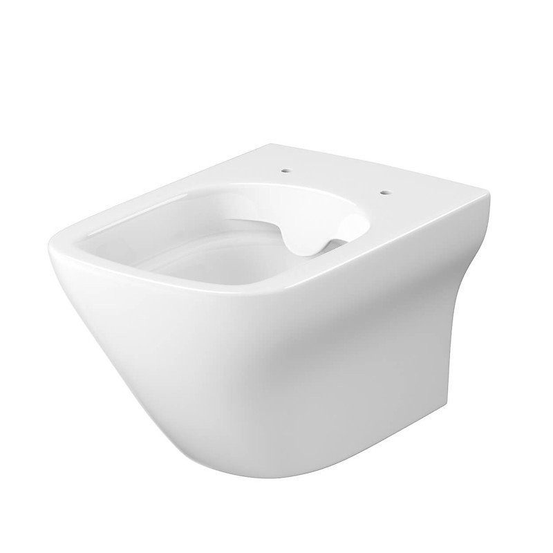 Ekskluzywny Zestaw Podtynkowy LARGA SQUARE z Miską CleanOn i Błyszczącą Deską Chromowaną