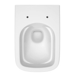 Ekskluzywny Zestaw Podtynkowy LARGA SQUARE z Miską CleanOn i Błyszczącą Deską Chromowaną