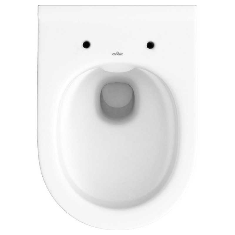 Elegancki Zestaw Podtynkowy CITY OVAL CleanOn z Miską i Deską Chrom S701-660