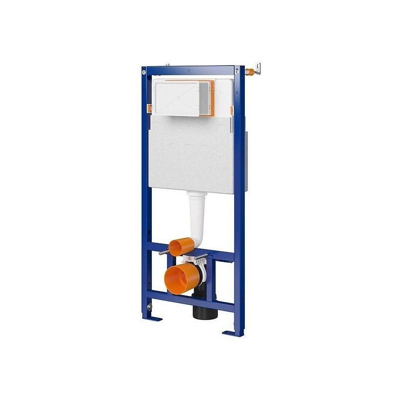 Elegancki Zestaw City Oval CleanOn: Podtynkowy B635, Czarna Duroplast Miska - Model S701-662